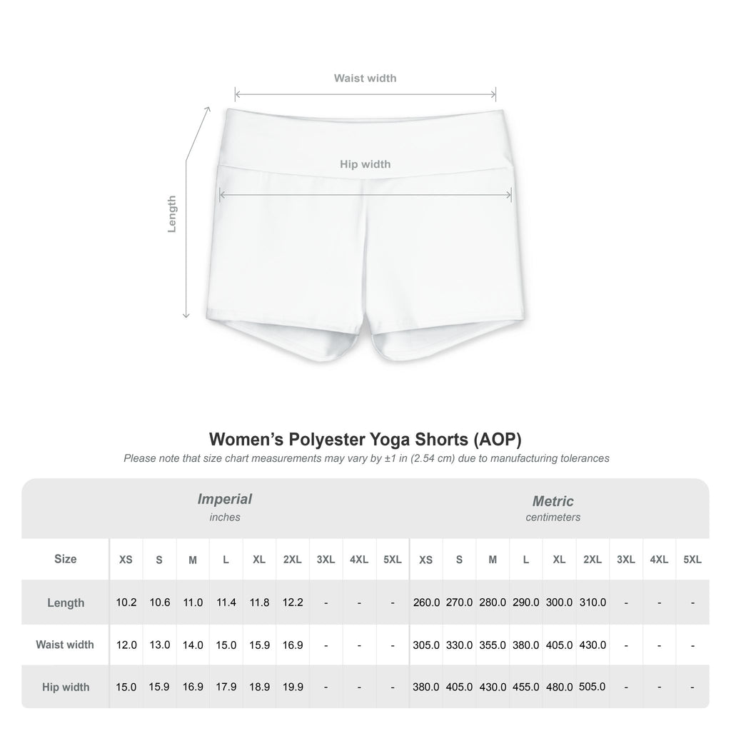 Women's Polyester Yoga Shorts